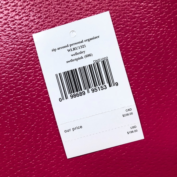 Kate Spade Zip Around Personal Organizer NWT - Picture 5 of 5